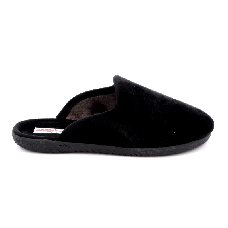 ADAM'S Ανδρική Παντόφλα Adam's Xρώματος Μαύρο 624-25501-19.1