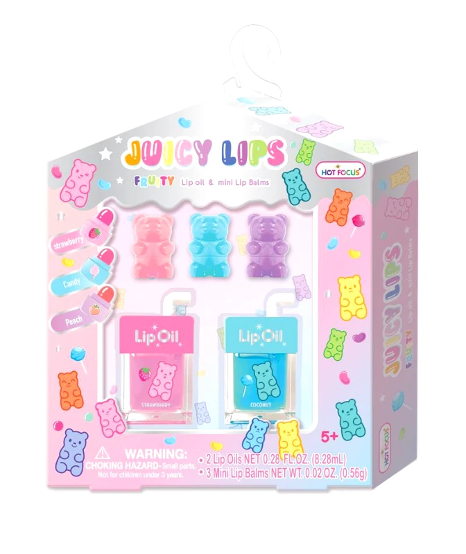 CHILDRENLAND Σετ Lipgloss Juicy Lips Fruity 092GB