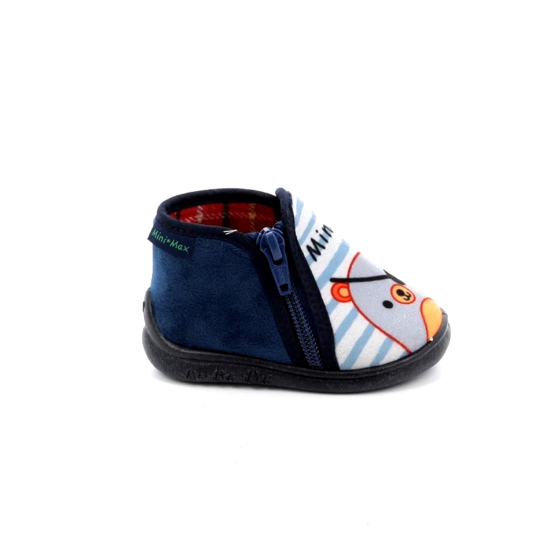 MINIMAX Παιδικό Παντοφλάκι για Αγόρι Mini Max Ανατομικό Χρώματος Μπλε PIRATE-4