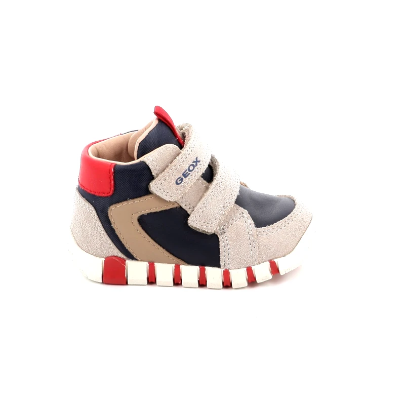 GEOX Παιδικό Αθλητικό Μποτάκι για Αγόρι Geox Ανατομικό Χρώματος Μπεζ B4655B 022BC C0819
