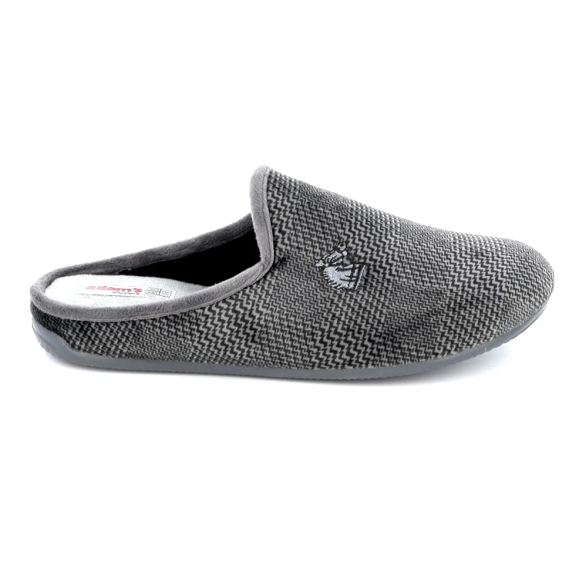 ADAM'S Ανδρική Παντόφλα Adam's Χρώματος Γκρι 758-24501-19.2