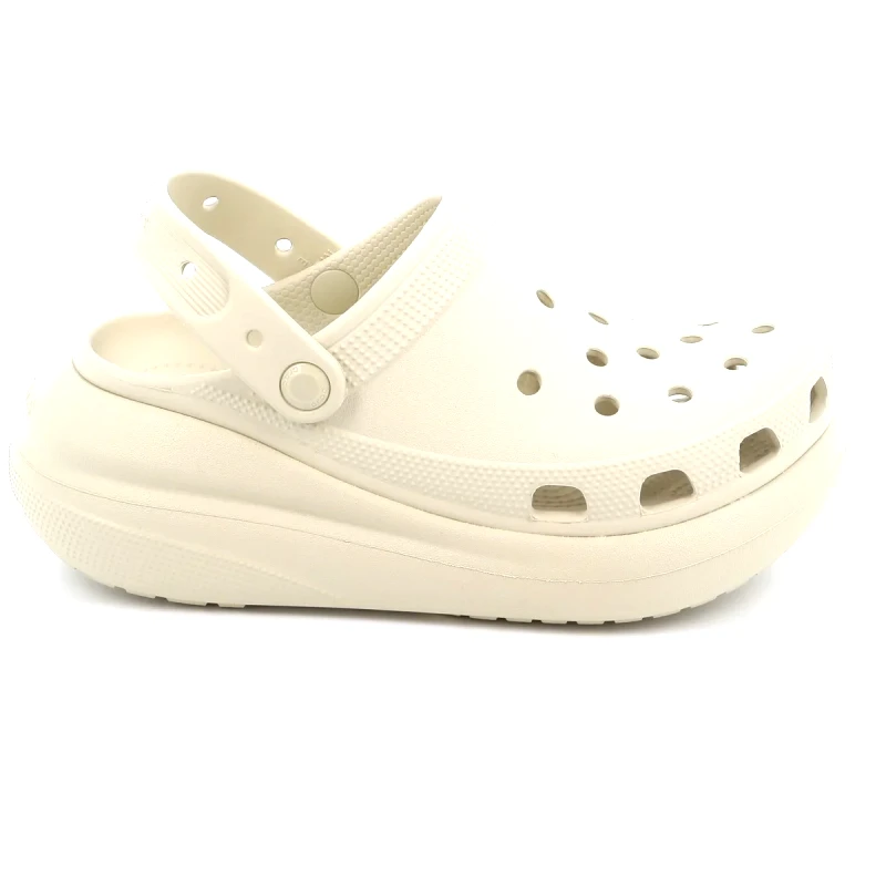 CROCS Γυναικείο Σαμπό Crocs Crush Clog Ανατομικό Χρώματος Μπεζ 207521-2Y2