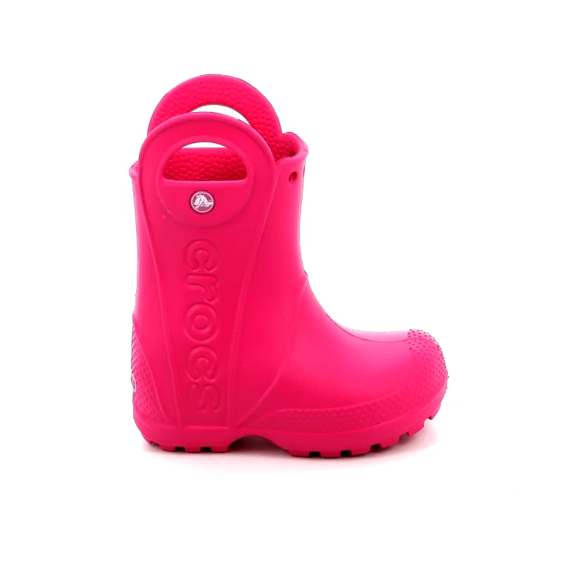 CROCS Παιδική Γαλότσα για Κορίτσι Crocs Handle It Rain Boot Kids Χρώματος Φούξια 12803-6X0