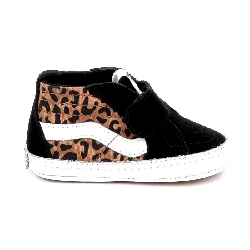 VANS Vans Αγκαλιάς για Κορίτσι Sk8-Hi Crib Χρώματος Μαύρο - Λεοπάρ VN000CRVYS81