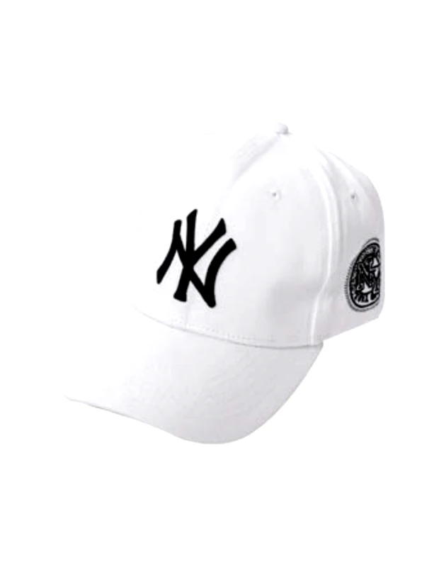 Vactive Καπέλο Jockey βαμβακερό NY σε λευκό χρώμα