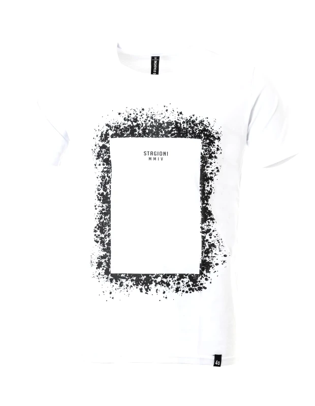 Vactive Ανδρικό t-shirt με στάμπα σε λευκό χρώμα