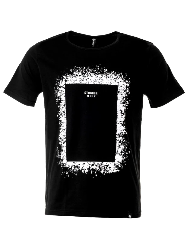 Vactive Ανδρικό t-shirt με στάμπα σε μαύρο χρώμα