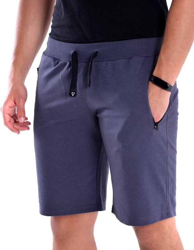 Vactive Ανδρική βερμούδα Vactive Basic σε γκρι μολυβί χρώμα