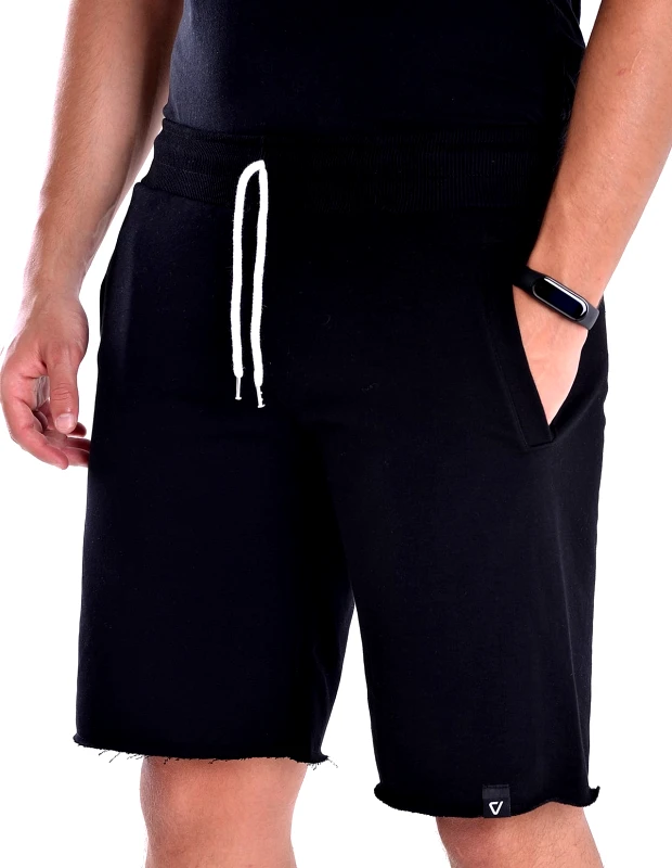 Vactive Ανδρική βερμούδα Vactive Basic σε μαύρο χρώμα