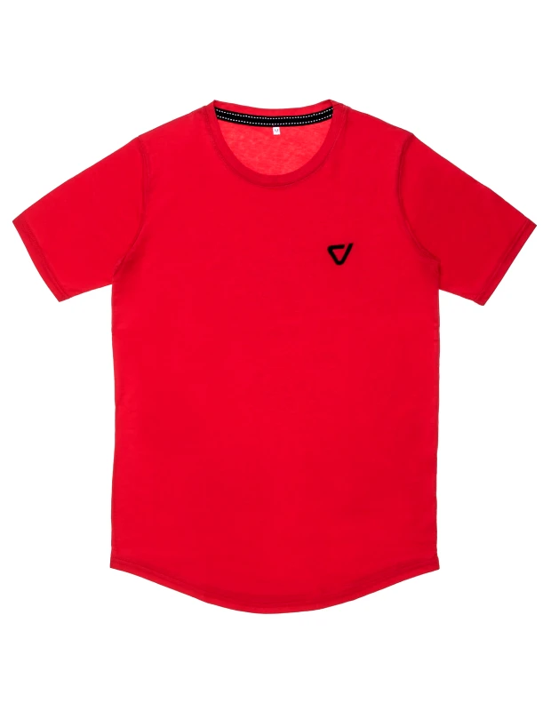 Vactive Cotton t-shirt Vactive Basic σε κόκκινο χρώμα