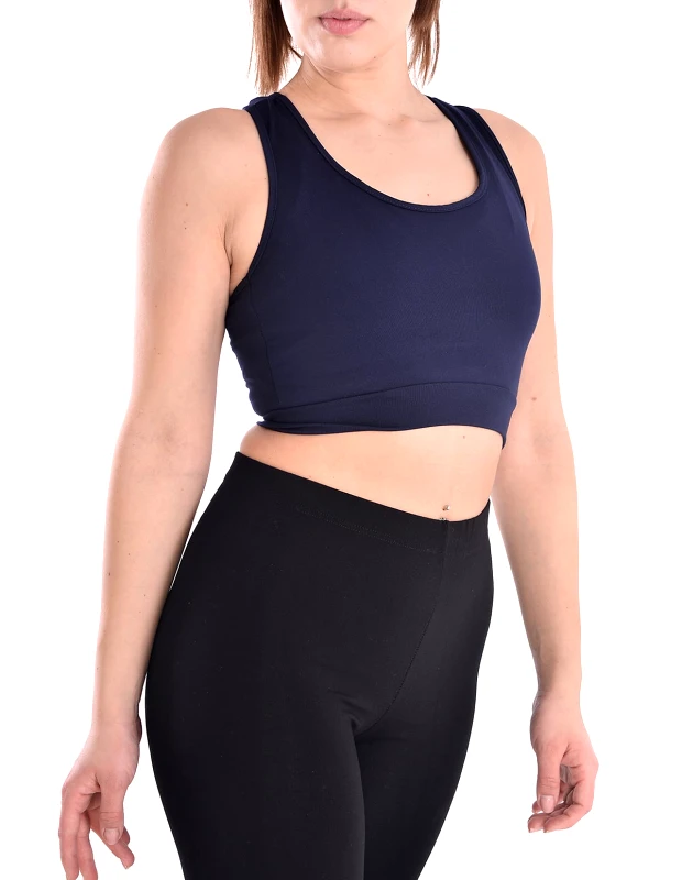 SIXTY DEGREES Γυναικείο αθλητικό dry fit μπουστάκι σε μπλε χρώμα