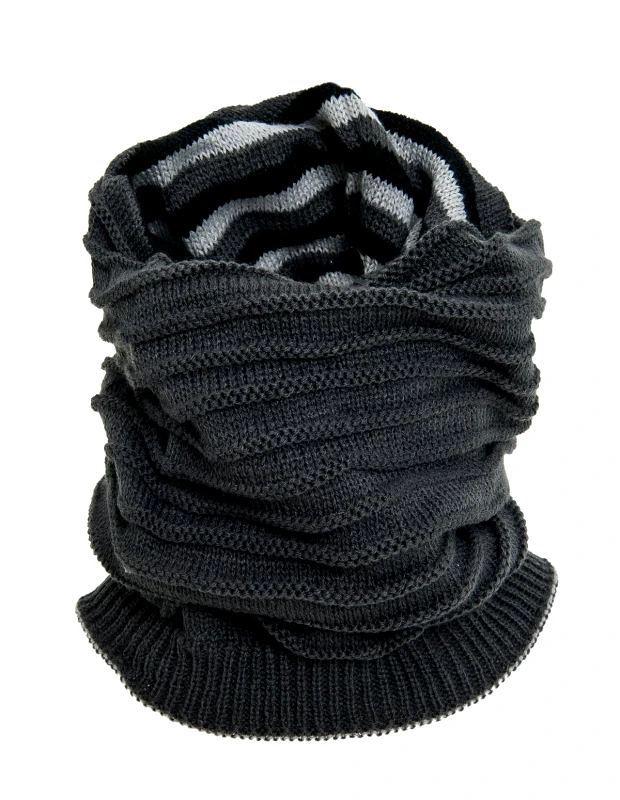 Vactive Λαιμός – Σκουφί πλεκτός σε γκρι χρώμα