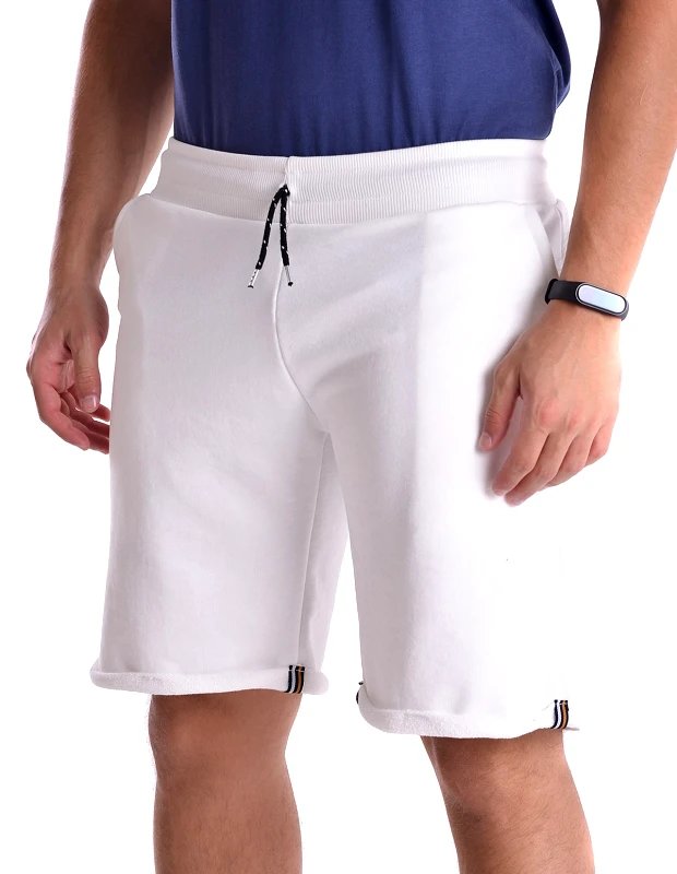 Vactive Ανδρική βερμούδα Vactive Basic σε λευκό χρώμα