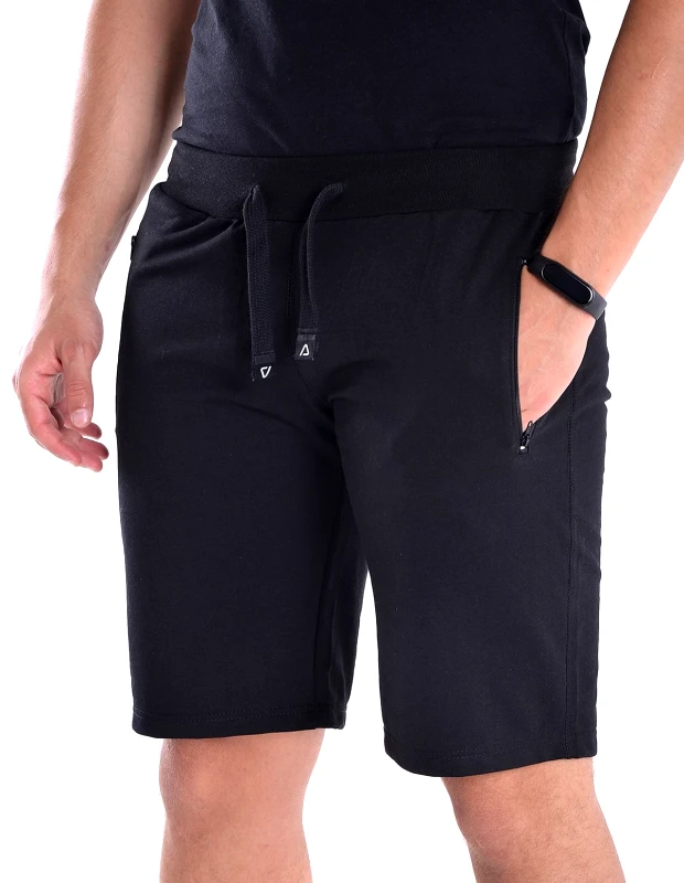 Vactive Ανδρική βερμούδα Vactive Basic σε μαύρο χρώμα