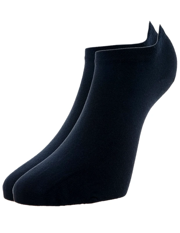 Vactive Κοφτή κάλτσα bamboo σε blue-black χρώμα Νο 39-42