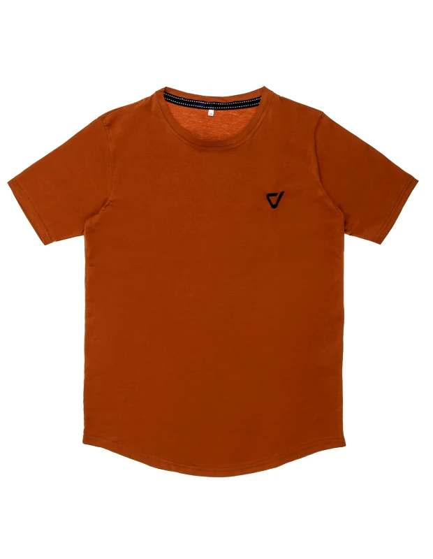 Vactive Cotton t-shirt Vactive Basic σε ταμπά χρώμα