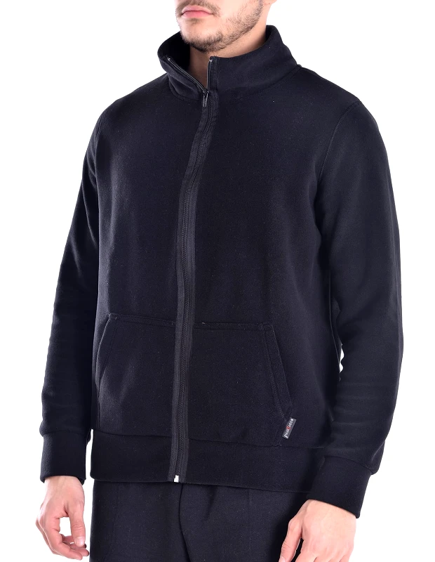 Vactive Ανδρική ζακέτα fleece σε μαύρο χρώμα