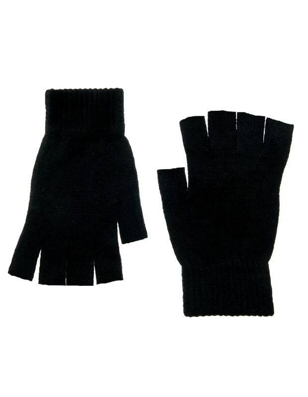 Vactive Γάντια κομμένα σε μαύρο χρώμα