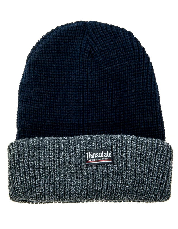 Vactive Σκούφος πλεκτός με επένδυση σε μπλε χρώμα