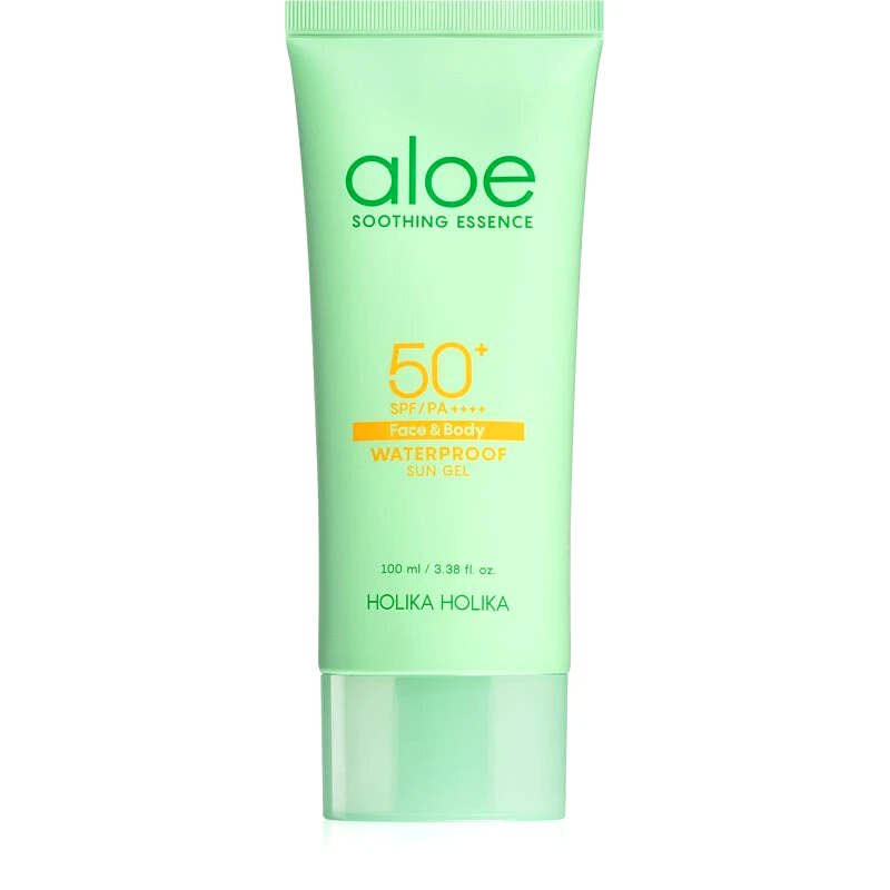Holika Holika Holika Holika Aloe Soothing Essence Waterproof Sun Gel Αδιάβροχο αντηλιακό για Πρόσωπο & Σώμα SPF50 100ml
