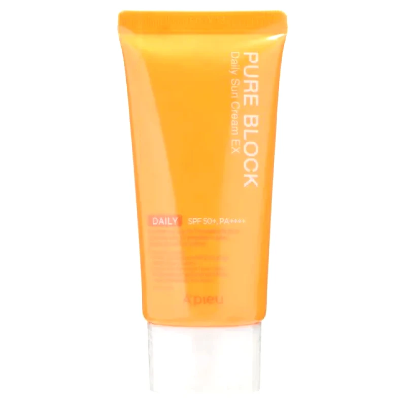 A'Pieu A'pieu Pure Block Natural Daily Sun Cream EX SPF50 PA Αντιηλιακό προσώπου 50ml