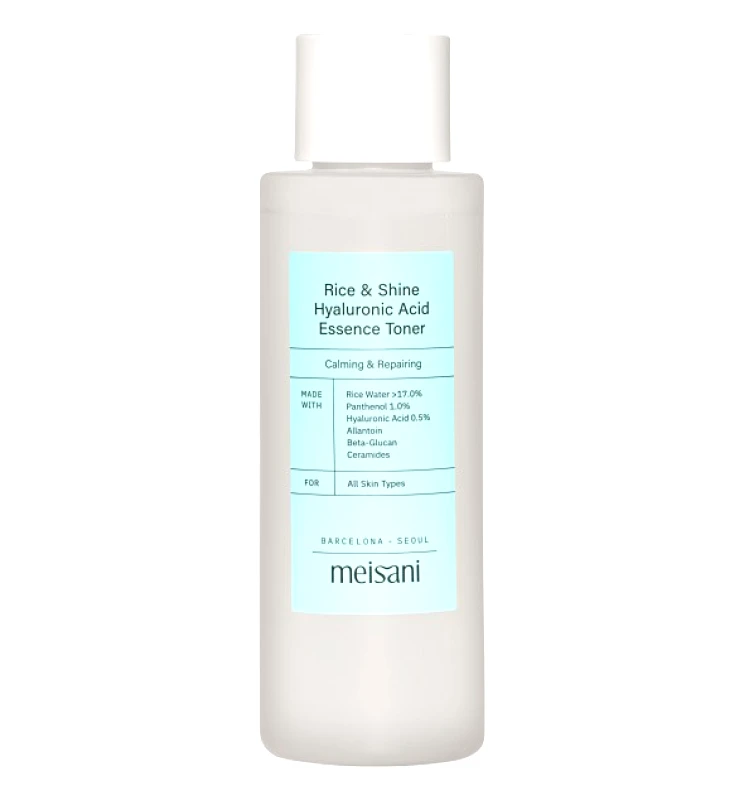 Meisani Meisani Rice & Shine Hyaluronic Acid Essence Toner 150ml