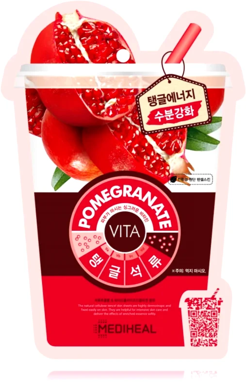 Mediheal Mediheal Pomegranate Vita Mask Αντιοξειδωτική μάσκα με ρόδι
