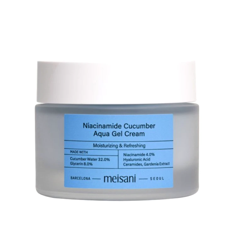 Meisani Meisani Niacinamide Cucumber Aqua Gel Cream Ενυδατική Κρέμα σε Μορφή Τζελ 50g