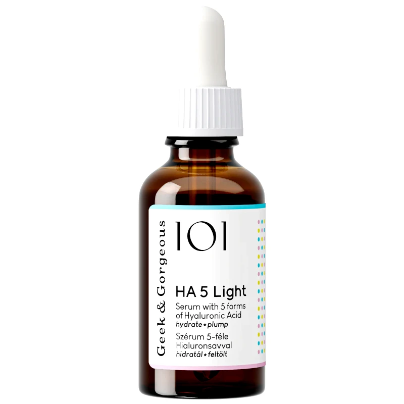 Geek &amp; Gorgeous Geek & Gorgeous 101 HA 5 Light Serum with 5 forms of Hyaluronic Acid 30ml