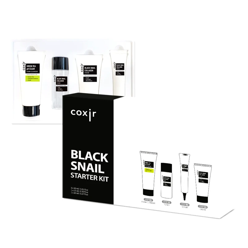Coxir Coxir Black Snail Starter Kit 4 τεμάχια