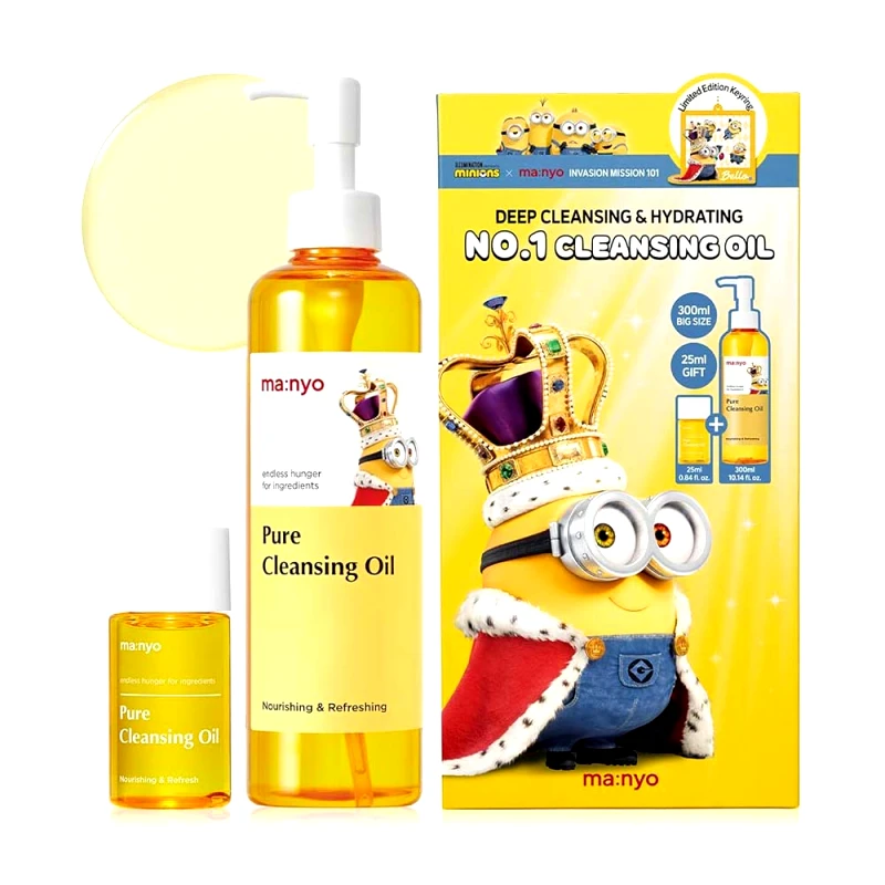 Ma:nyo Ma:nyo Factory Pure Cleansing Oil Minions Set 300ml 25ml