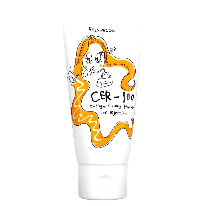 Elizavecca Elizavecca CER-100 Collagen Coating Protein Ion Injection μαλακτική μάσκα μαλλιών 50ml