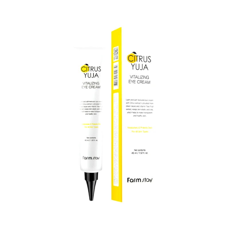 Farmstay Farmstay Citrus Yuja Vitalizing Eye Cream κρέμα ματιών για ενυδάτωση και φωτεινότητα 45ml