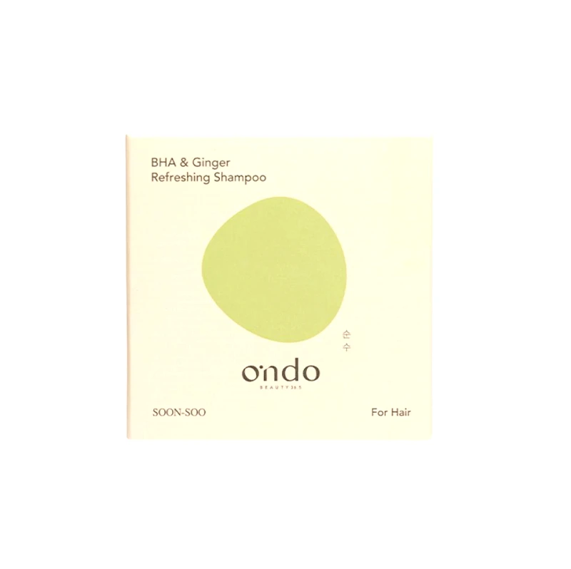 Ondo Beauty 36.5 Ondo Beauty 36.5 BHA & Ginger Refreshing Shampoo Στερεό Σαμπουάν Καθαρισμού & Απολέπισης Vegan 70gr