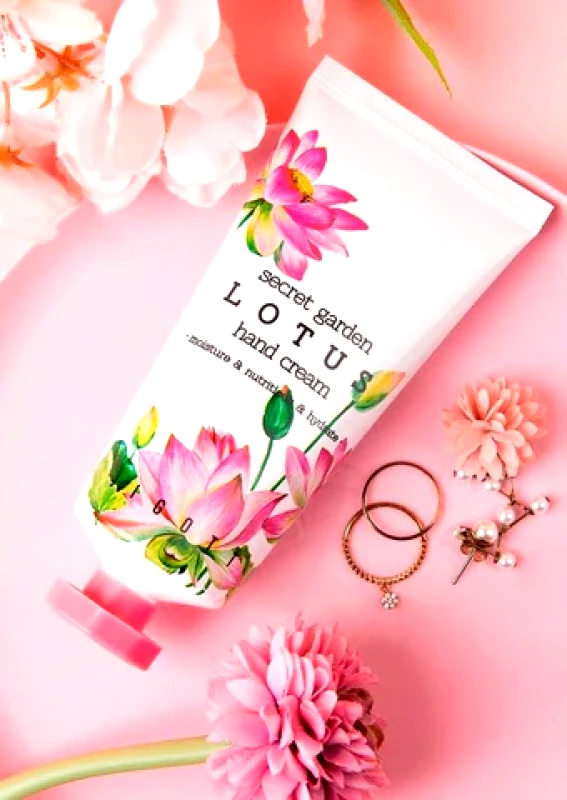 Jigott Jigott Secret Garden Lotus Hand Cream Κρέμα χεριών με εκχύλισμα λωτού 100ml