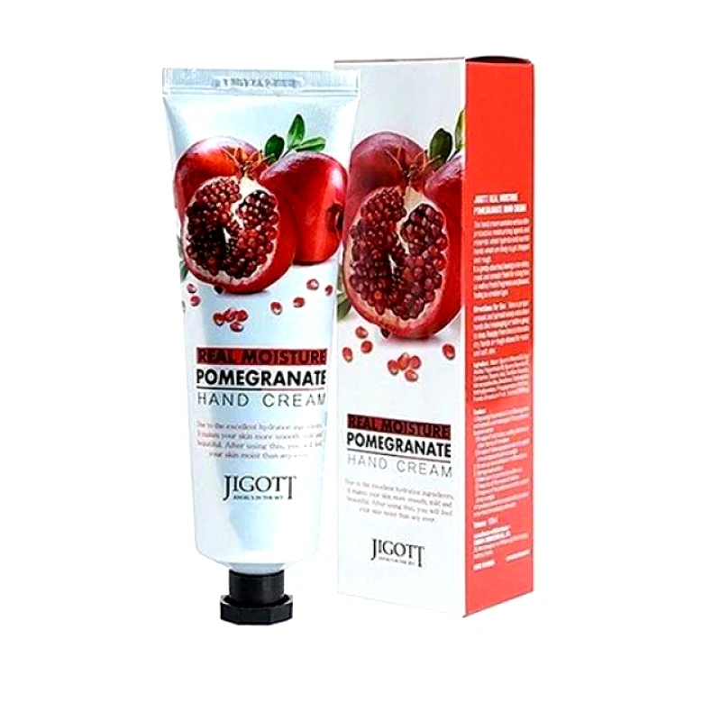 Jigott Jigott Real Moisture Pomegranate Hand Cream Κρέμα χεριών με εκχύλισμα ροδιού 100ml