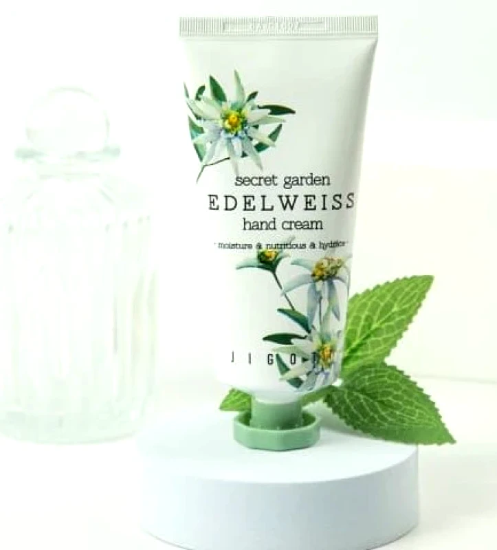 Jigott Jigott Secret Garden Edelweiss Hand Cream Κρέμα χεριών με εκχύλισμα εντελβάις 100ml