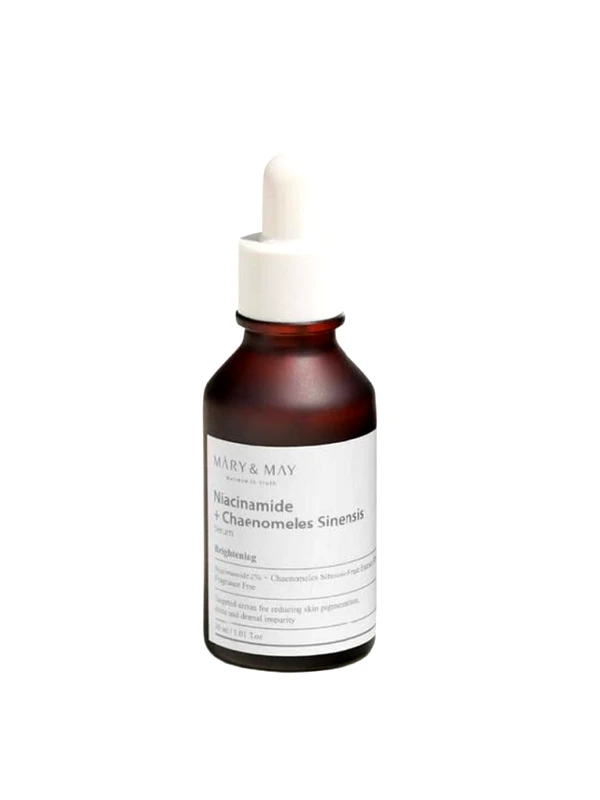 Mary &amp; May Mary & May Niacinamide Chaenomeles Sinensis Serum -Ορός για ομοιόμορφο και λαμπερό δέρμα 30ml
