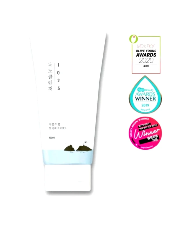 Round Lab Round Lab 1025 Dokdo Cleanser Αφρός καθαρισμού για ενυδατωμένη επιδερμίδα 150ml