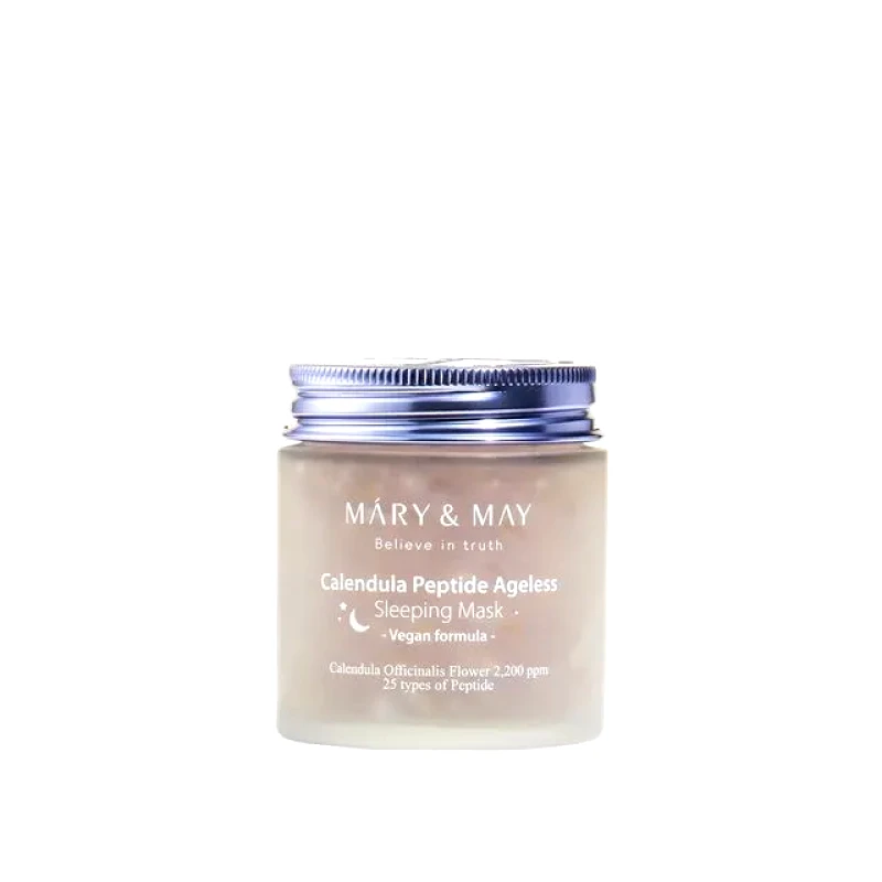 Mary &amp; May Mary & May Calendula Peptide Ageless Sleeping Mask – Μάσκα νυκτός με πεπτίδια για αντιγηρανση 110g