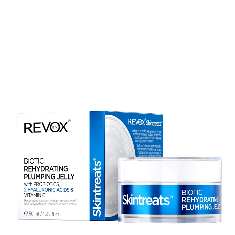 Revox B77 Revox B77 kintreats Biotic Rehidrating Plumping Jelly Gel προσώπου με υαλουρονικό οξύ και βιταμίνη C 50ml