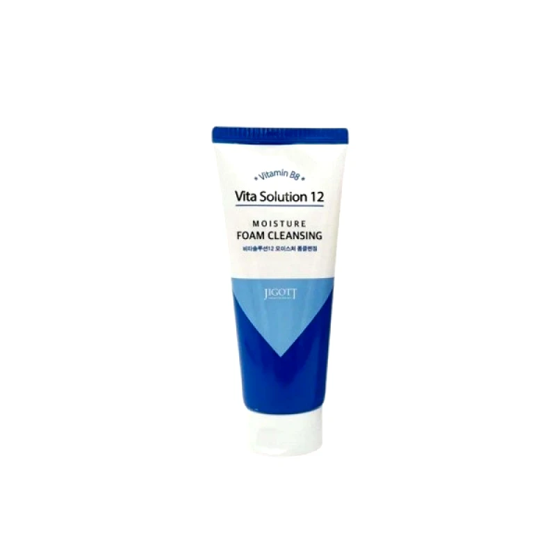 Jigott Jigott Vita Solution 12 Moisture Foam Cleansing Ενυδατικός καθαριστικός αφρός 180ml