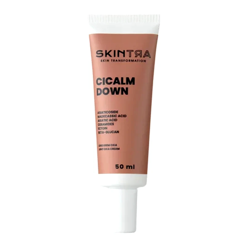 SkinTra SkinTra Cicalm Down Light Cica Cream Καταπραϋντική & Αναπλαστική Κρέμα Προσώπου & Ματιών - 50ml