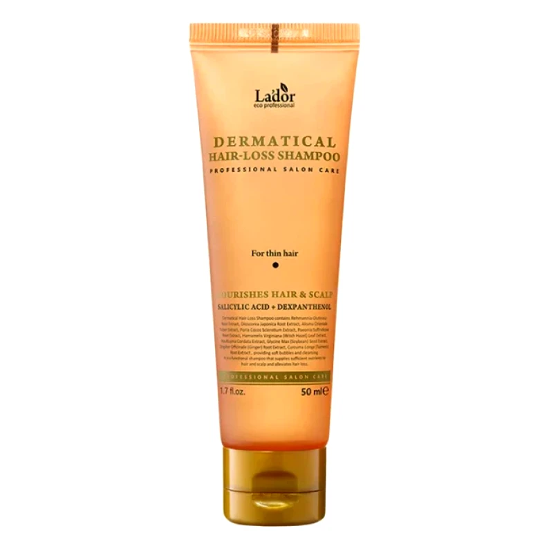 Lador Lador Dermatical Hair-Loss Shampoo For Thin Hair κατά της Τριχόπτωσης για λεπτά μαλλιά – Sulfate-Free χωρίς θειικά άλατα 50ml