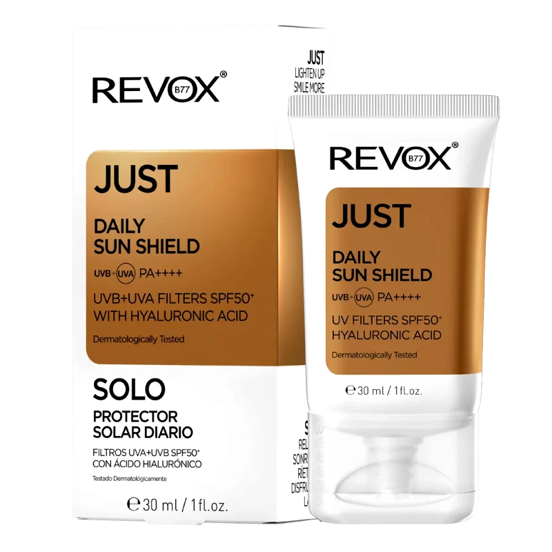 Revox B77 Revox B77 Just Daily Sun Shield Cream Hyaluronic Acid Αντηλιακή Κρέμα Προσώπου SPF50 30ml