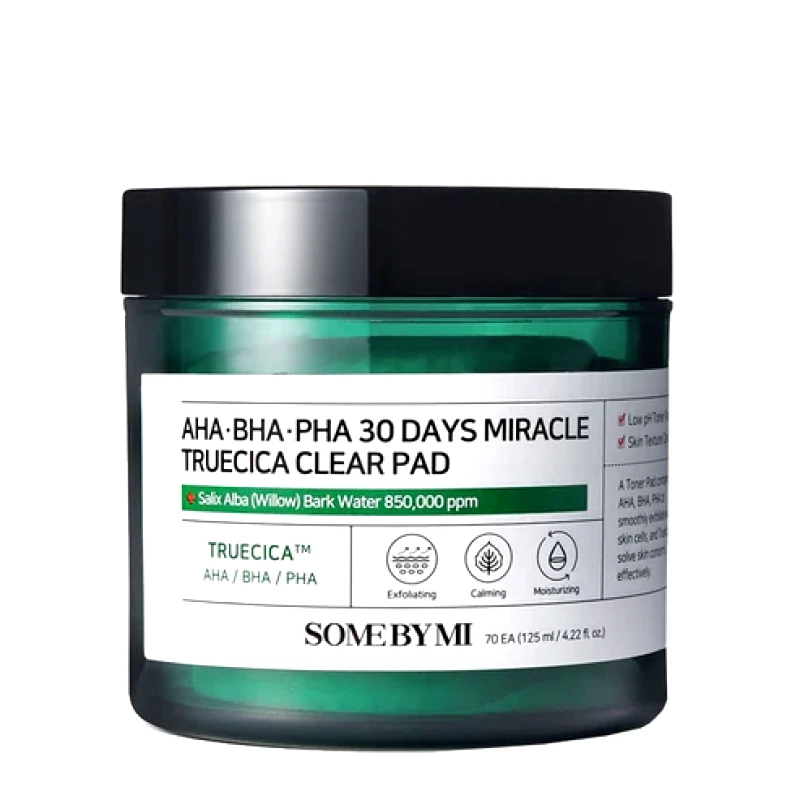 Some By Mi Some By Mi AHA-BHA-PHA 30 days Miracle Truecica Clear Pad 70pcs