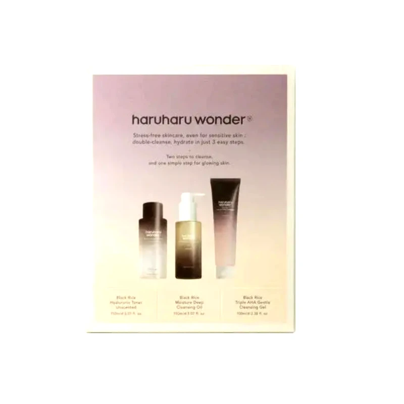 Haruharu Haruharu Wonder Σετ Περιποίησης για Λάμψη & Ενυδάτωση 3τμχ