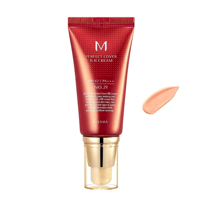 Missha Missha M Perfect Cover ΒΒ Cream No. 21 Light Beige SPF 42 PA+++ 50ml