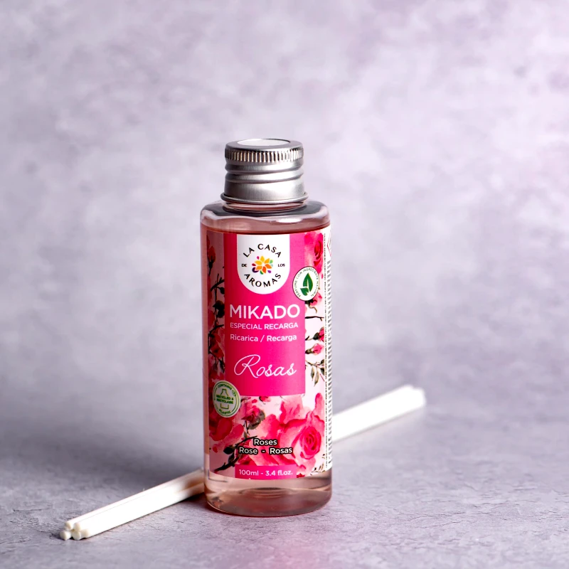 La Casa de los Aromas La Casa de los Aromas Αρωματικό χώρου με sticks Τριαντάφυλλο 100ml