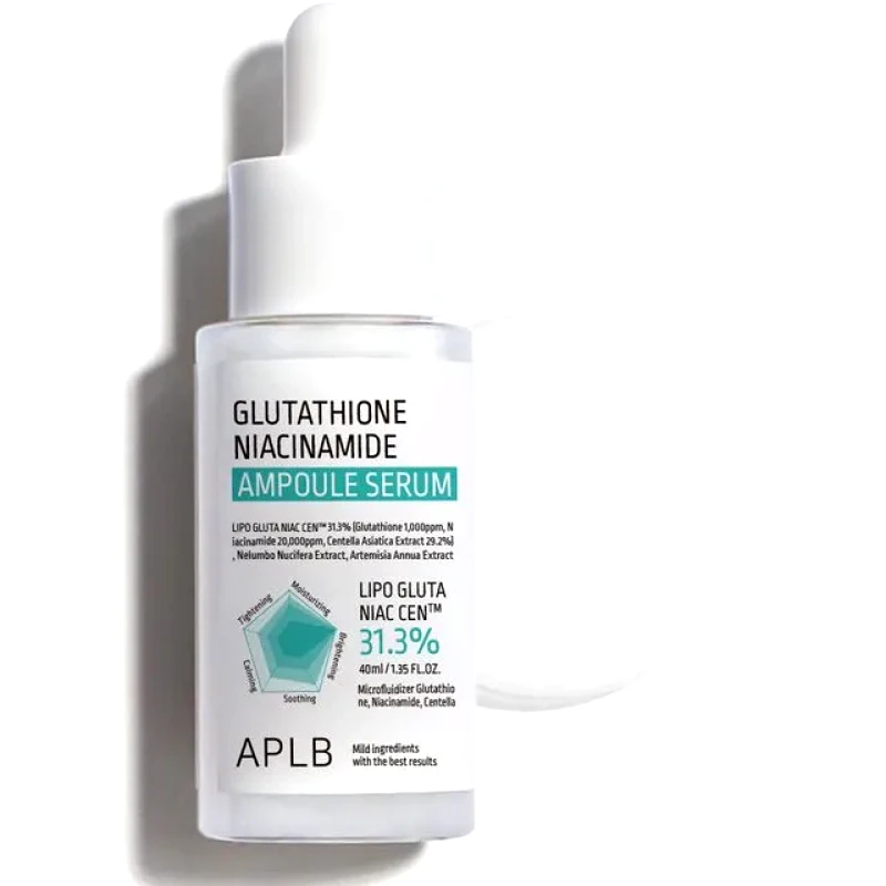 APLB APLB Glutathione Niacinamide Ampoule Serum ενυδατικός ορός με αντιγηραντικές ιδιότητες 40ml